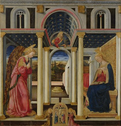 Annunciation by Neri di Bicci